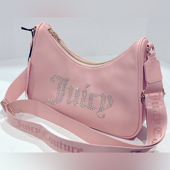 NWT Juicy Couture Pink Diamond Obsession Crossbody Bag - Picture 9 of 11